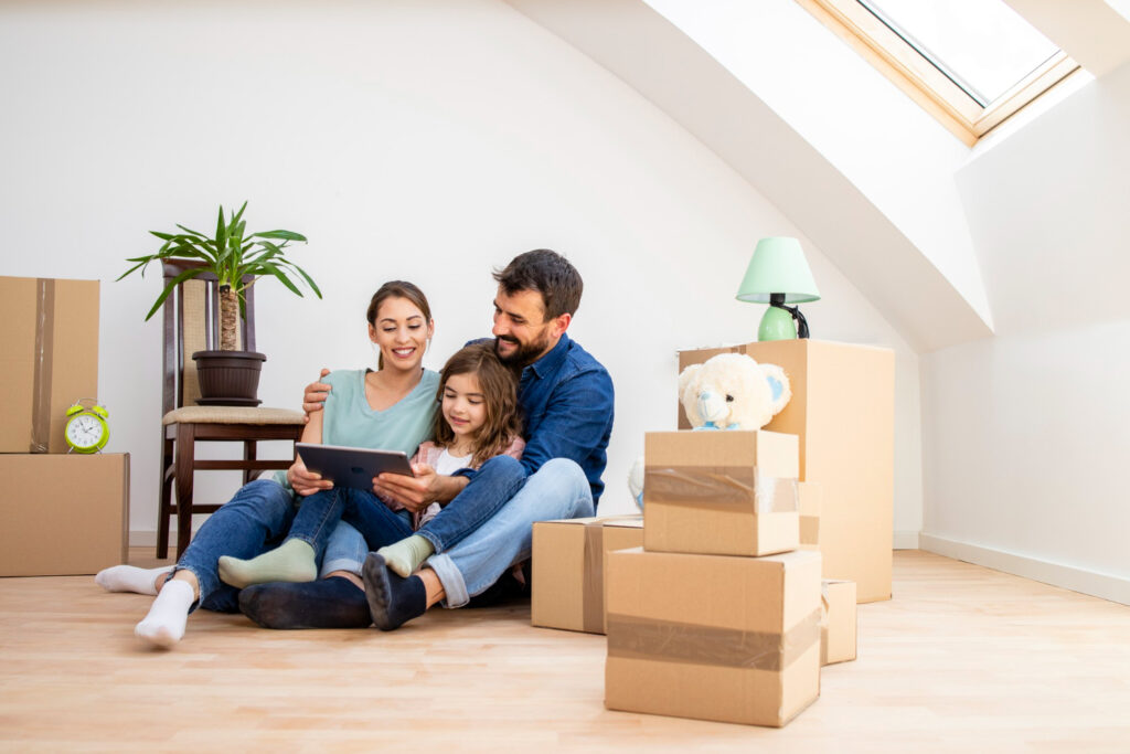 famille souriante 2 - vente immobilière